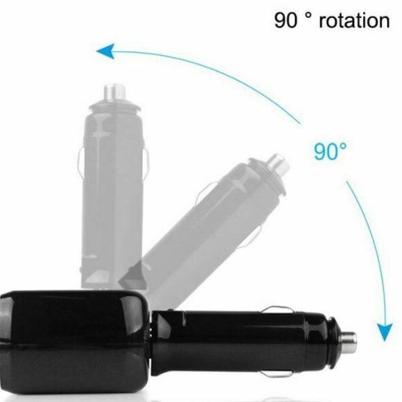 Dual USB Charger 2 Way Car Cigarette Lighter Socket Splitter Adapter - Picture 4 of 5